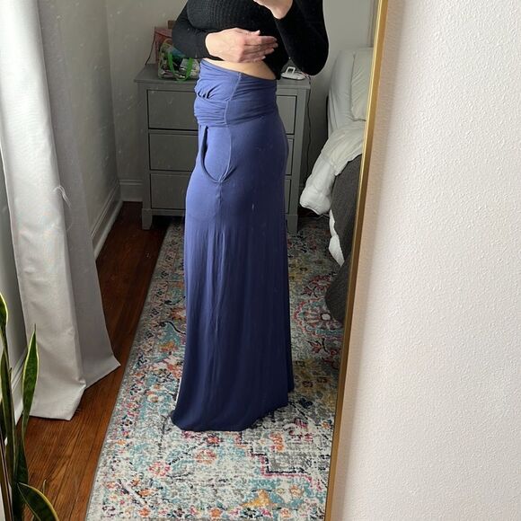 Cynthia Rowley Maternity Maxi Skirt Purple Size XS‎ - Picture 3 of 7